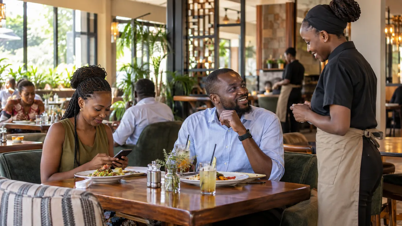 Mystery diners evaluating restaurant service in Nairobi